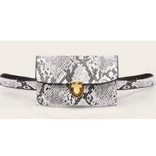 Load image into Gallery viewer, Snake print waist bag
